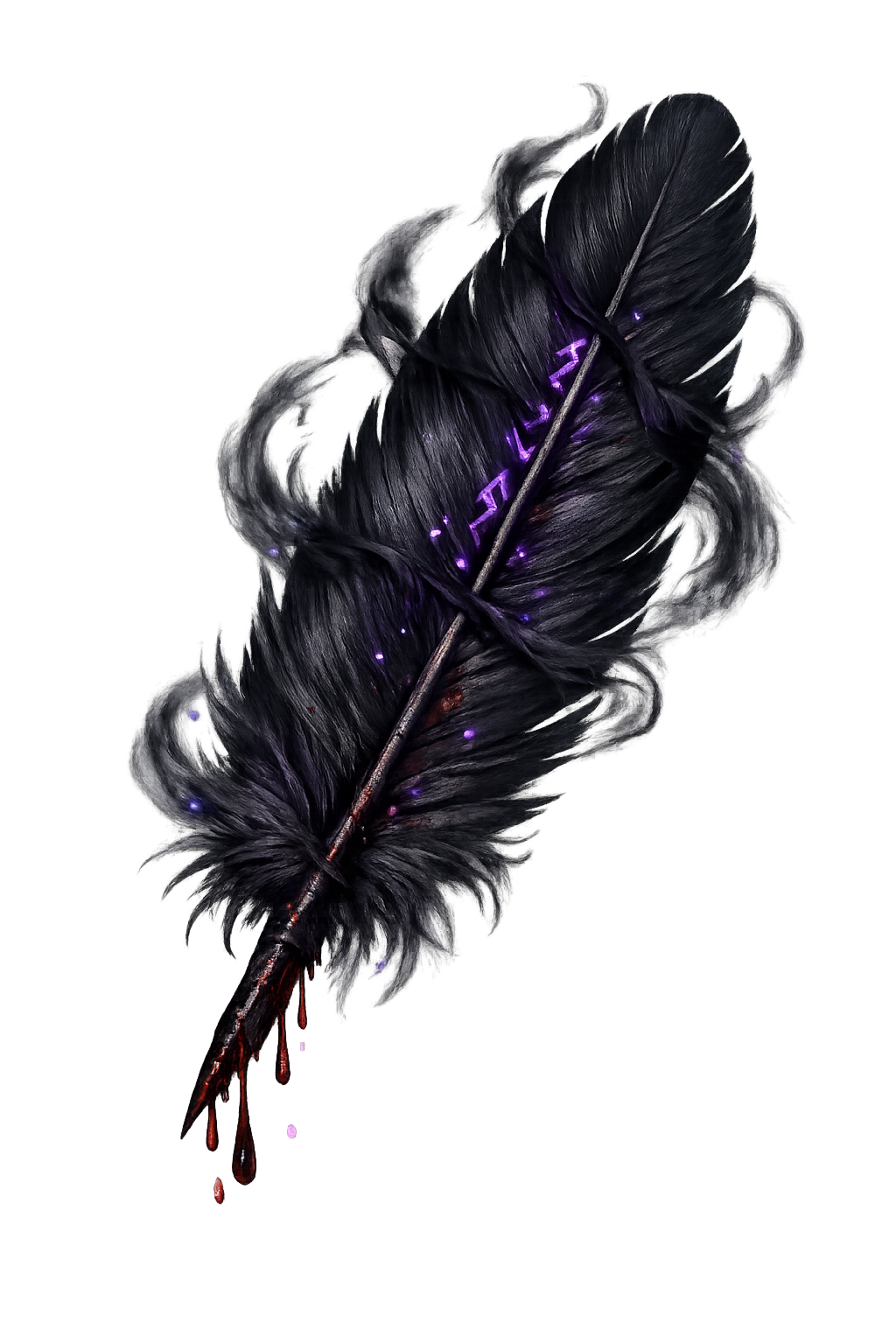 Piuma di Corvo Nero Maledetto